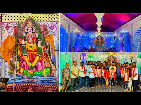 Nava Durga Utsav Committee Mata 2024 | Biggest Lighting Setup 2024 | Green Park Colony Saroornagar