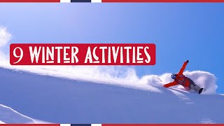 9 WINTER  ACTIVITIES in Norway