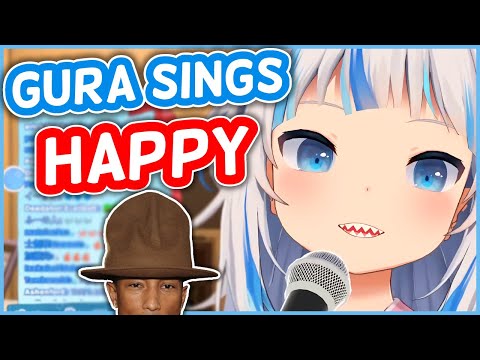 Gawr Gura - Happy | HololiveEN Karaoke [UNARCHIVED]