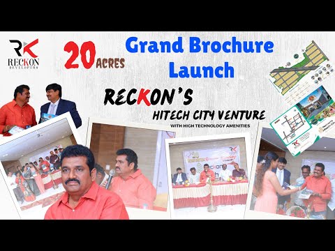 Welcome to the grand brochure launch of Reckon Developers' latest project – the Hitech City Venture!