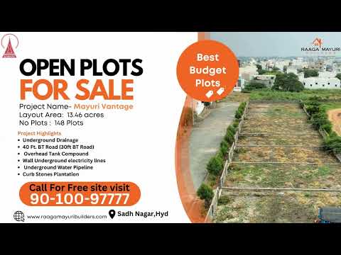 Best budget open plots in shadhnagar| Mayuri vantage| hyderabad