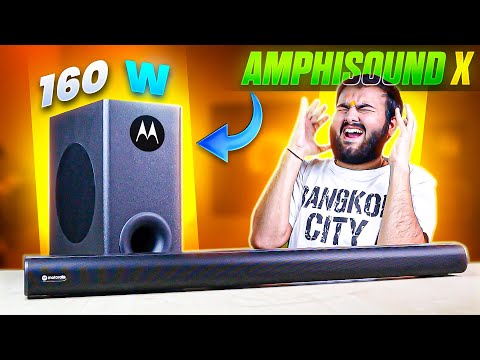 Best 160W Soundbar EVER😍 just ₹6000/- Motorola AmphisoundX