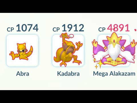 Using (Abra, Kadabra, Shiny Mega Alakazam) Family in Pokemon GO PvP.