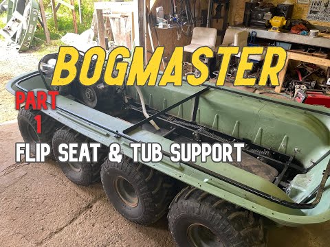 Argo Bogmaster Build Episode 1: Anti sag, winch mount, Seat Conversion