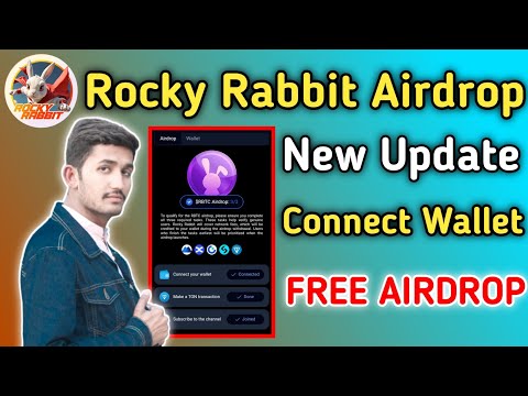 Rocky Rabbit Airdrop Mining App | Rabbit Connect Wallet Withdraw | Rabbit Free Airdrop Crypto 2024