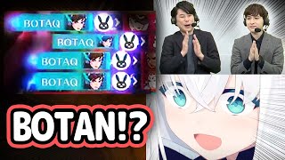 Fubuki and Announcers Were Shocked By Botan's FPS Skills【Hololive】