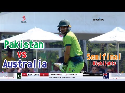 Hong Kong Super Sixes Pakistan vs Australia Semi Final Full Higlights