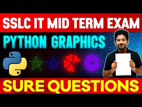 SSLC IT MID Term Exam | Chapter 4 | Python Graphics | Important Question in 10 Minutes | Exam Winner