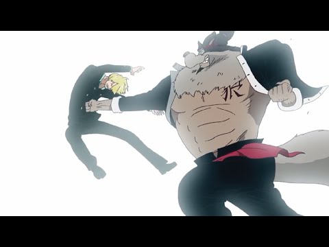 Sanji vs Jabra | One Piece (English Sub)