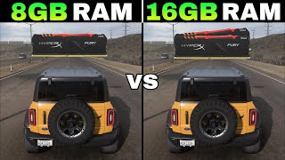 8GB RAM vs 16GB RAM | is 8GB of RAM Enough in 2022? | Test in 9 Games