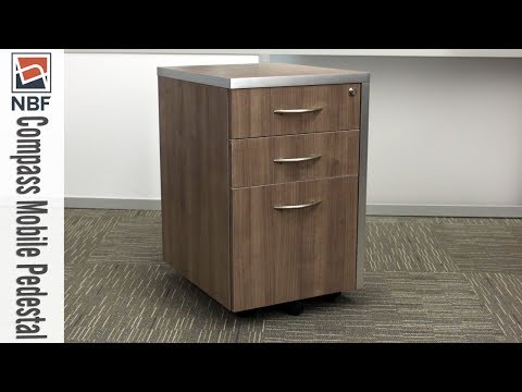 Mobile Pedestal | NBF Signature Series Compass Collection Pedestal | National Business Furniture