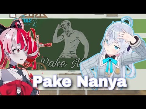 "PAKE NANYA" Kagura Nana diajarin bhs Meme Indonesia terbaru [Kureiji Ollie / Kagura Nana]