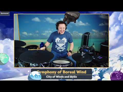 The8BitDrummer plays "Symphony of Boreal Wind" | Genshin Impact