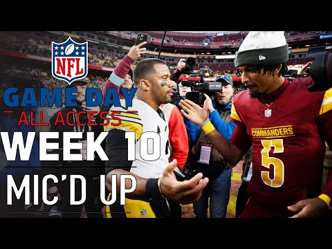 NFL Week 10 Mic'd Up! "Your euro step is kinda nasty" | Game Day All Access