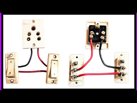 एक motor को दो से जगह ऑन ऑफ कैसे करें|motor two way switch connection