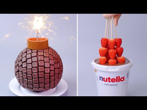 🍫🤎Os Bolos De Chocolate NUTELLA São Muito Criativos E Saborosos | So Yummy Chocolate Cake Hacks