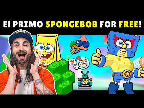 Latest News Update, El Primo Spongebob for FREE and more! #BrawlStars #SpongeBob