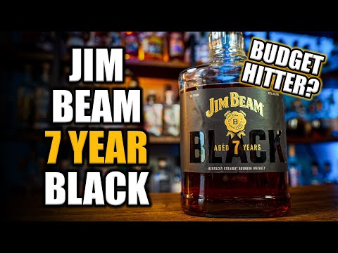 A NEW Budget Bourbon BANGER | Jim Beam Black 7 Year Whiskey Review