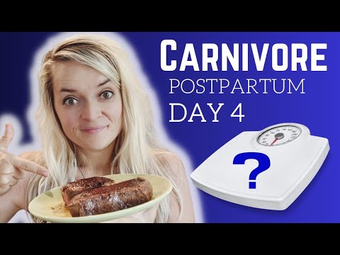 CARNIVORE DIET DAY 4 | HOW MUCH DID I LOSE? | LOSE WEIGHT POST-PREGNANCY #5