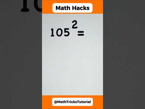 Square Hacks #MathTricksTutorial #maths #tutorial #mathematics #shorts #education