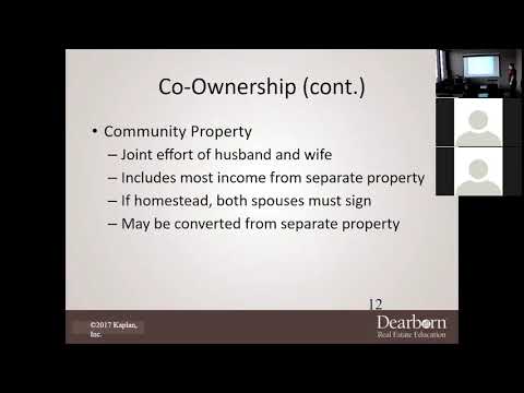 Principles Of Real Estate - Chapter 11 Lecture