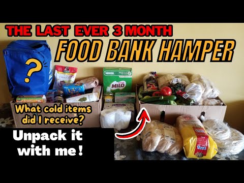 My Last Ever 3-Month Food Bank Hamper! FREE Food Pantry Haul To Help Feed My Family - Australia 2024