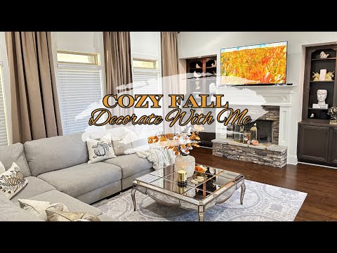 NEW Cozy Fall Living Room Refresh | Cozy Fall Decorate With Me 2024 | Fall Decorating Ideas