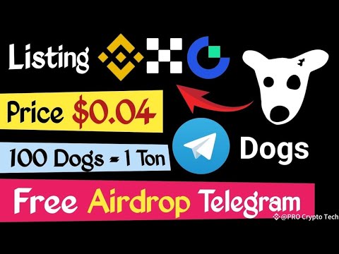 New Free telegram airdrop💲💸🤑🤑//Earn 20-60$ per telegram account|| Dogs airdop🤑#dogs #telegram #free