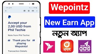 Per Day 500 TK Income|Best Real Earn Money App|Wepoitz 2022