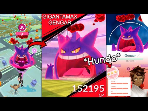 *HUNDO* GIGANTAMAX GENGAR RAID (Max BATTLE) in Pokemon GO.