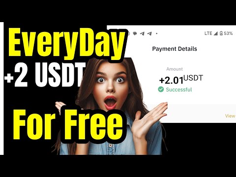 FREE USDT WEBSITE: CLAIM 2 USDT DAILY FOR FREE | MAKE MONEY ONLINE #freeusdt