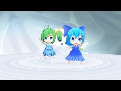 【Touhou MMD】Chibi Cirno & Daiyousei - No Melt ⑨ Queen【東方】【第13回MMD杯Ex】