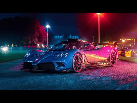 Night Drive in a Pagani - Crew Motorfest #gaming #pagani #night