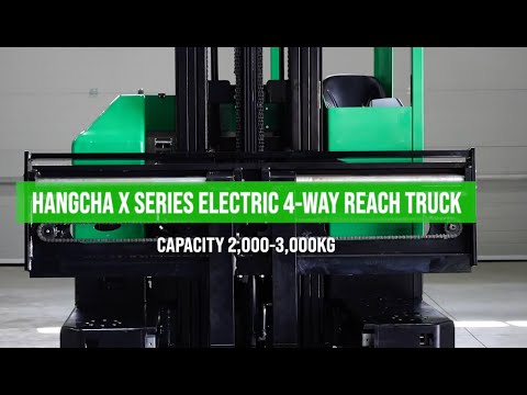 See the X Series Electric Four-Way Reach Truck in Action