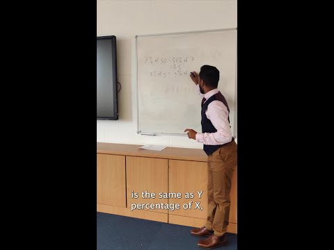 Bobby Seagull shares his percentage maths hack