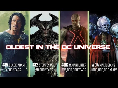 The 20 Oldest Characters In DC Universe