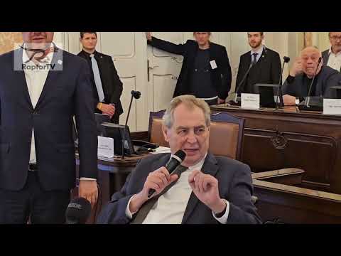 Co říkal Miloš Zeman ve sněmovně?