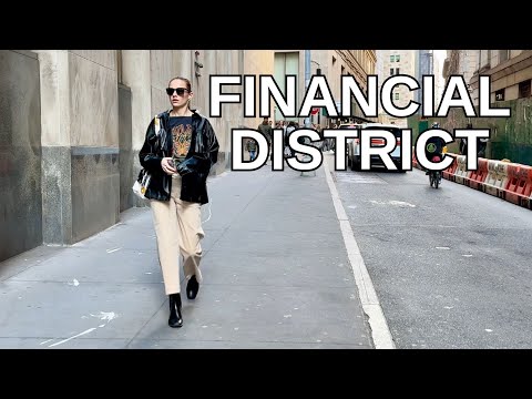 NEW YORK CITY Walking Tour [4K] - FINANCIAL DISTRICT