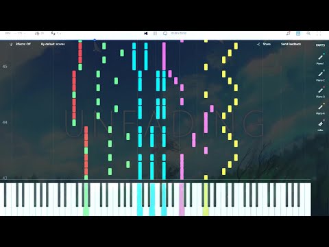 【ピアノ楽譜】UNFADING / MIMI
