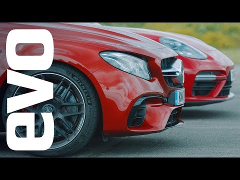 Porsche Panamera Turbo v Mercedes-AMG E63 S | evo drag races