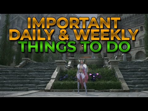 Things You Need To Be Doing Daily/Weekly in Throne And Liberty