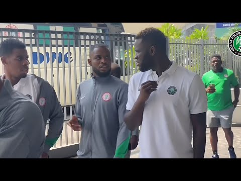 Super Eagles team walk (Nigeria vs Benin AFCON Qualifiers 2024)