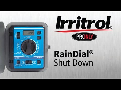 Rain Dial Shut Down (Spanish Version)