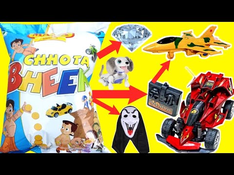 CHHOTA BHEEM Me Nikala Super Car Free, Chhota bheem Snacks, Free Toys Gift Inside, Magic Review