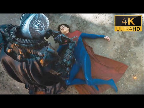 Supergirl VS Zod Full Fight 4K - Kara Death Scene | The Flash 2023