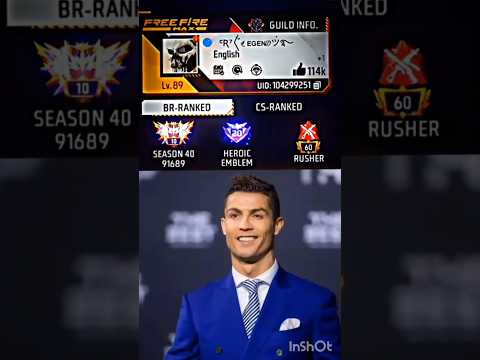 Ms dhoni free fire id #msdhoni​ #cr7​ #ronaldo​ #rohitsharma​ #totalgaming​ #tondegamer​