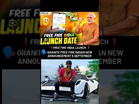 Free fire india launch date #youtubeshorts #freefireshorts #ff