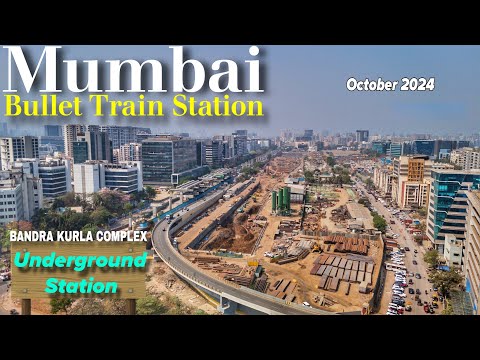 India's First Under Ground Bullet Train Station Update | Bandra Kurla Complex Mumbai #Maharastra