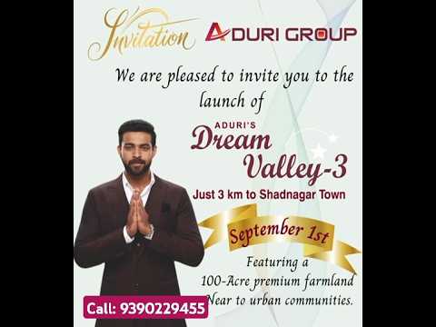 Aduri Infra private limited Launching new project near Shadnagar | Nagulapally Road, Hyderabad