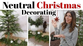 NEUTRAL Christmas Decorate With Me 2024 / Nordic Holiday Decorating Ideas Made Easy!